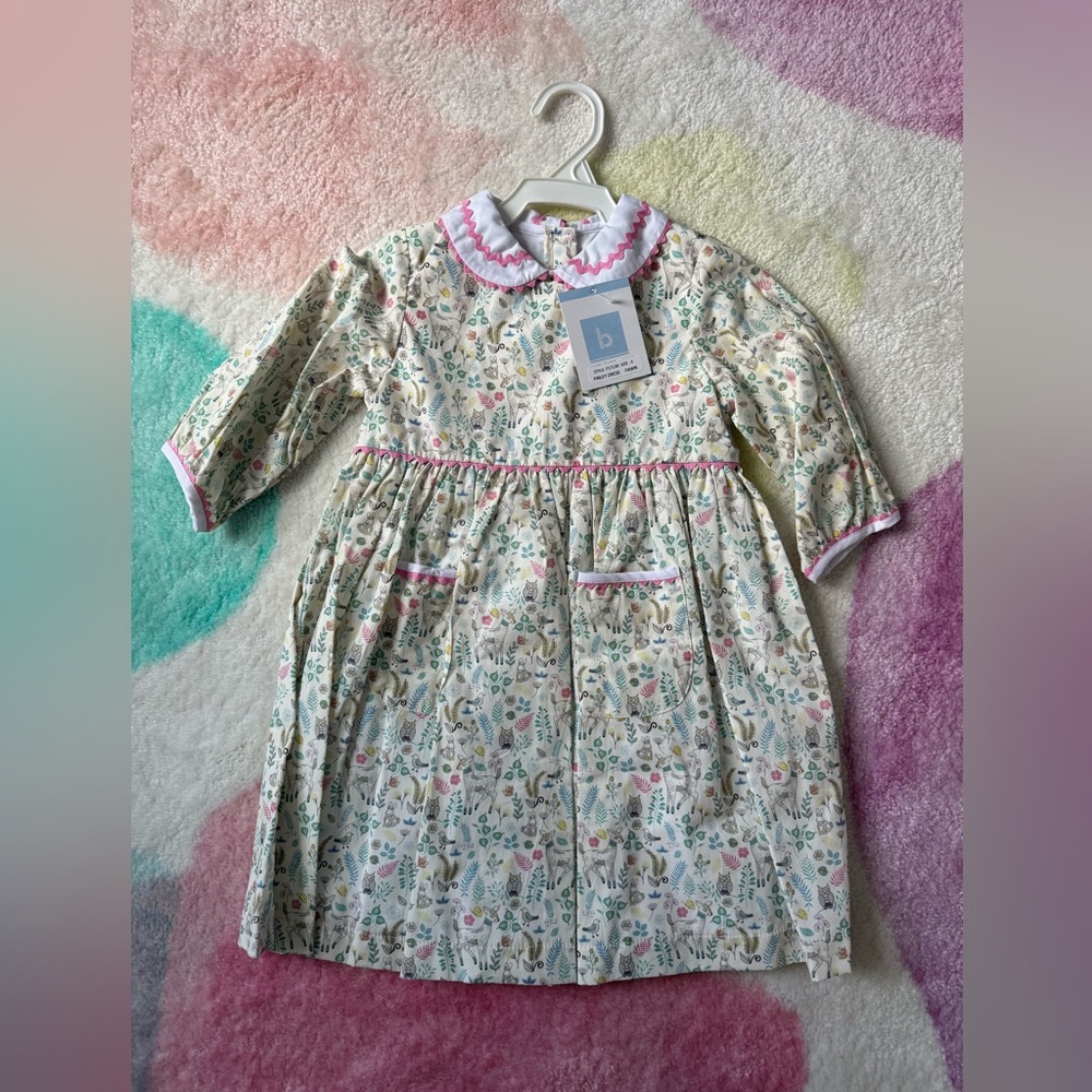 NWT size 4 Bella Bliss fawn print dress